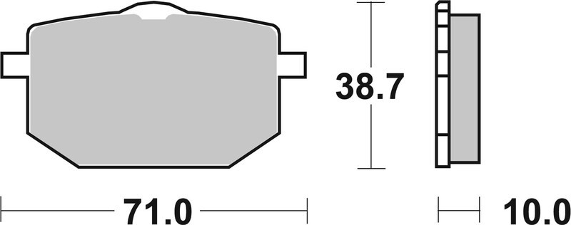 Plaquettes de Frein avant Brembo Route Métal Fritté pour Moto Guzzi NTX 750 (90-93) - 07YA18.SA
