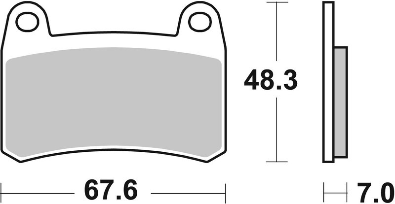 Plaquettes de Frein avant Brembo Route Métal Fritté pour Peugeot PM-1 300 (2023) - 07GR83.SA