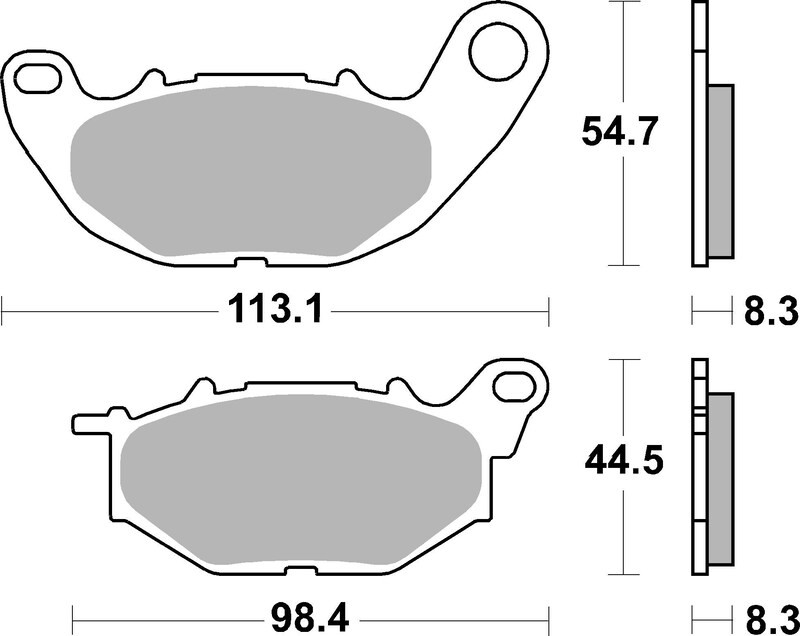Pack Plaquettes de Frein avant Brembo Route Métal Fritté pour Yamaha R3 (22-25) - 07YA52.SA