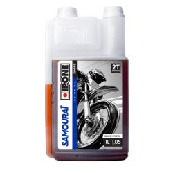 Huile moto Ipone Samouraï Racing 2T Full Synthetic - 1L