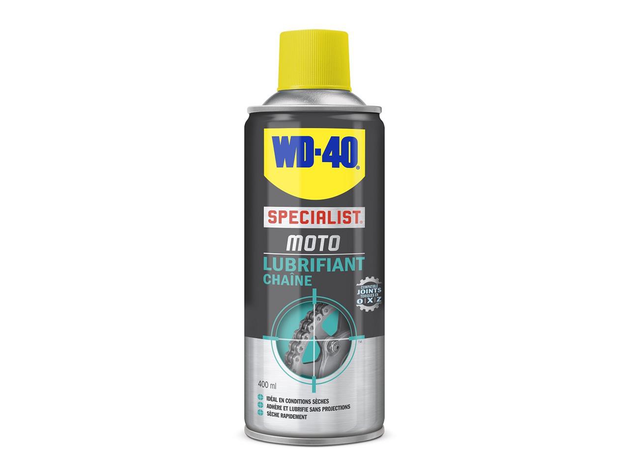 Lubrifiant Chaîne WD-40 400ML Spécialiste moto 
