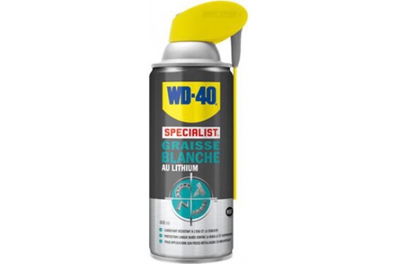 Spray WD-40 Graisse Blanche 400ML Système Pro (Gamme spécialiste)