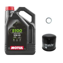 Pack Vidange Honda CBF 600 S (07-10) - Motul 5100 10W30 + HF204 + Joint 12mm