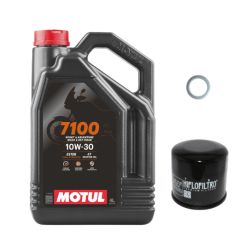 Pack Vidange Honda CBF 600 S (07-10) - Motul 7100 10W30 + HF204 + Joint 12mm