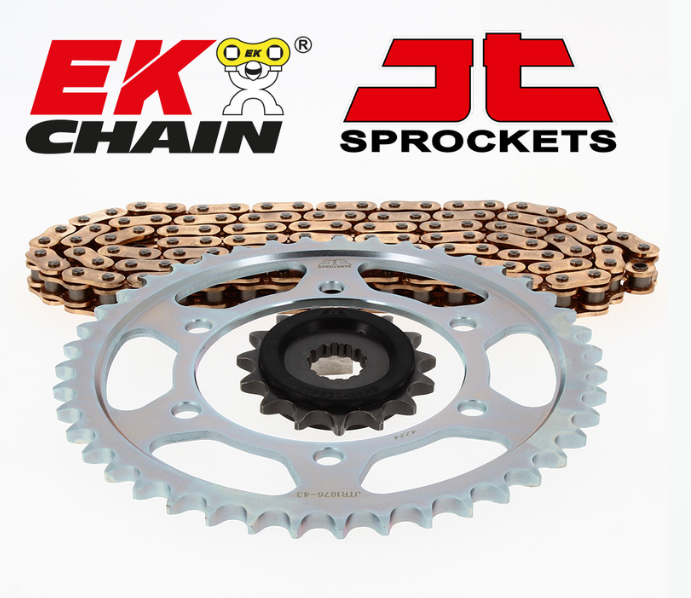 Kit Chaîne EK / JT pour Honda VTR 1000 SP2 (02-06) - 530SRX2 16x44 Couronne Standard