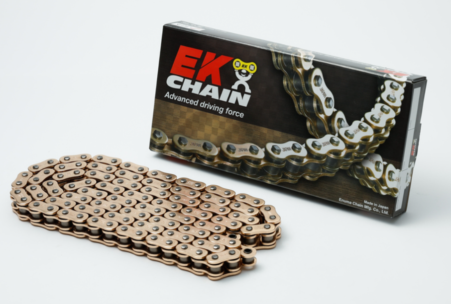 Chaîne de Transmission Moto Cross EK 520 ZVX3 Gold