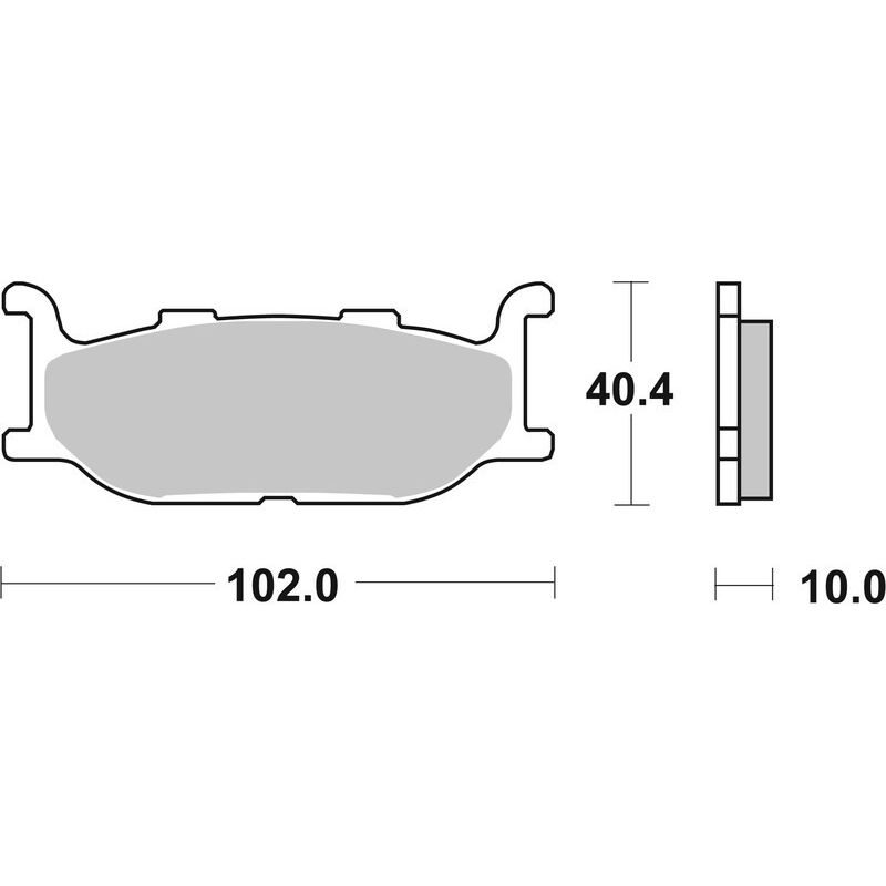 Plaquettes de Frein avant Brembo Route Métal Fritté pour Yamaha XV 950 (14-16) - 07YA27.SA Plaquettes de Frein avant Brembo Route Métal Fritté pour Yamaha XV 950 (14-16) - 07YA27.SA