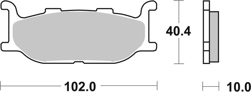 Plaquettes de Frein avant Brembo Route Métal Fritté pour Yamaha XV 950 (14-16) - 07YA27.SA