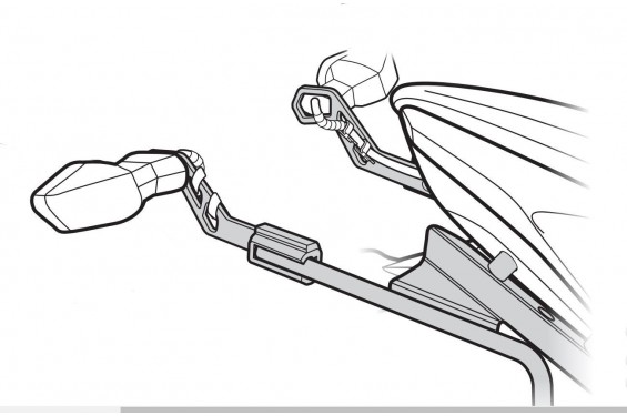 Support de Valise Shad 3P System pour Z650 (17-24) Ninja 650 (17-24)