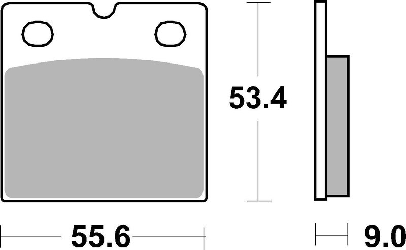 Plaquettes de Frein Arrière Brembo Métal Fritté pour Moto Guzzi California 1100 (96-99) - 07BB14SP