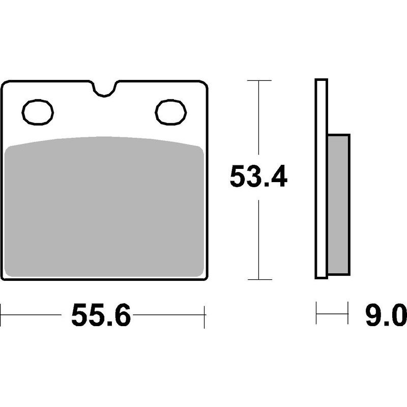 Plaquettes de Frein Arrière Brembo Métal Fritté pour Laverda 1000 RGS (1983) - 07BB14SP Plaquettes de Frein Arrière Brembo Métal Fritté pour Laverda 1000 RGS (1983) - 07BB14SP