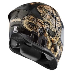 Casque Moto ICON Alliance GT SHAGUAR Noir - Or