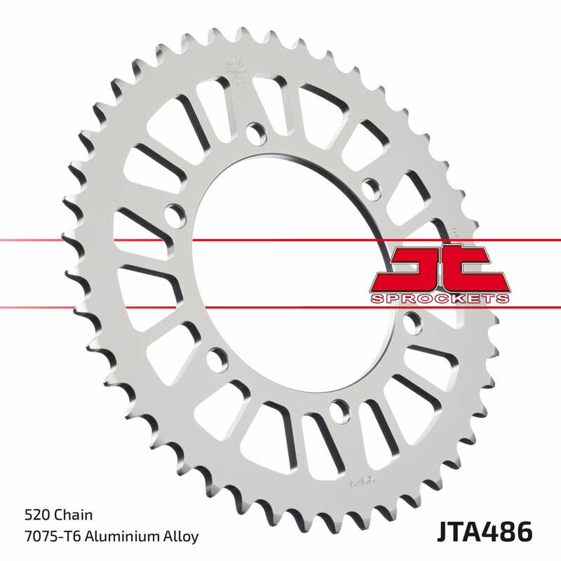 Couronne JT en Aluminium pour Kawasaki Ninja 250 R (08-12) - JTA486.48BLK