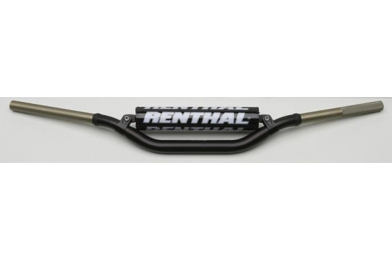 Guidon Moto Noir RENTHAL TwinWall Moyen Ø 28.6mm Guidon Moto Noir RENTHAL TwinWall Moyen Ø 28.6mm