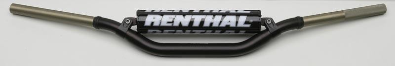 Guidon Moto Noir RENTHAL TwinWall Moyen Ø 28.6mm Replica KTM Racing