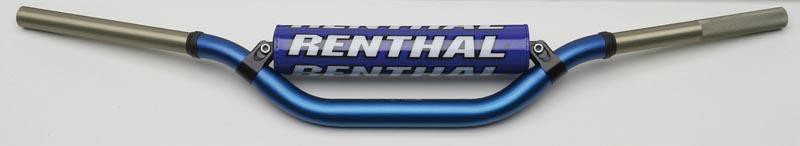 Guidon Moto Bleu RENTHAL TwinWall Haut Ø 28.6mm Replica Mike Larocco