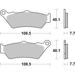 Pack Plaquettes de Frein avant Brembo Route Métal Fritté pour Aprilia Tuareg 660 (21-25) - 07BB03.SA