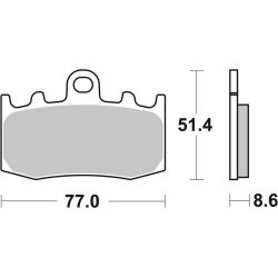 Pack Plaquettes de Frein avant Brembo Route Métal Fritté pour BMW R 1200 GS (04-12) - 07BB26.SA
