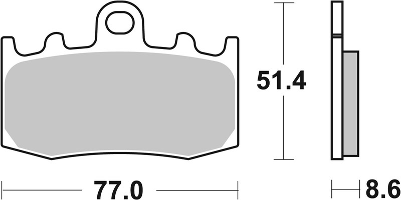 Pack Plaquettes de Frein avant Brembo Route Métal Fritté pour BMW R 1200 GS (04-12) - 07BB26.SA