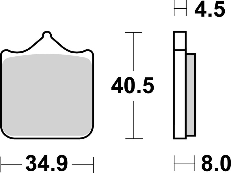 Pack Plaquettes de Frein avant Brembo Route Métal Fritté pour Benelli Leoncino 800 Trail (22-24) - 07BB33.SA