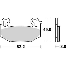 Pack Plaquettes de Frein avant Brembo Route Métal Fritté pour BMW R 1300 GS Adventure (2025) - 07BB42.SA