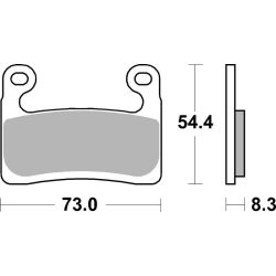 Pack Plaquettes de Frein avant Brembo Route Métal Fritté pour BMW R 1250 GS Adventure (19-24) - 07GR90.SA
