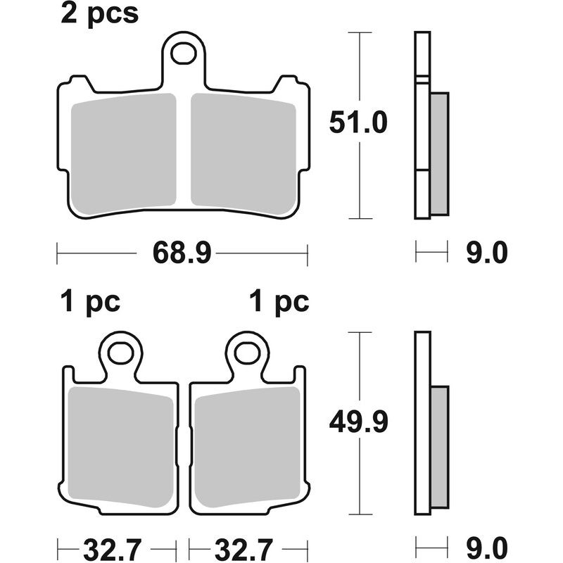 Pack Plaquettes de Frein avant Brembo Route Métal Fritté pour Honda VFR 1200 F (10-15) - 07HO37.SA Pack Plaquettes de Frein avant Brembo Route Métal Fritté pour Honda VFR 1200 F (10-15) - 07HO37.SA