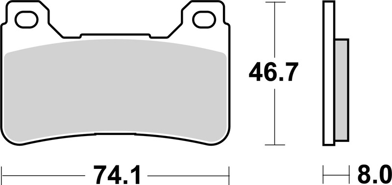 Pack Plaquettes de Frein avant Brembo Route Métal Fritté pour Honda CB 1000 R (08-15) - 07HO50.SA
