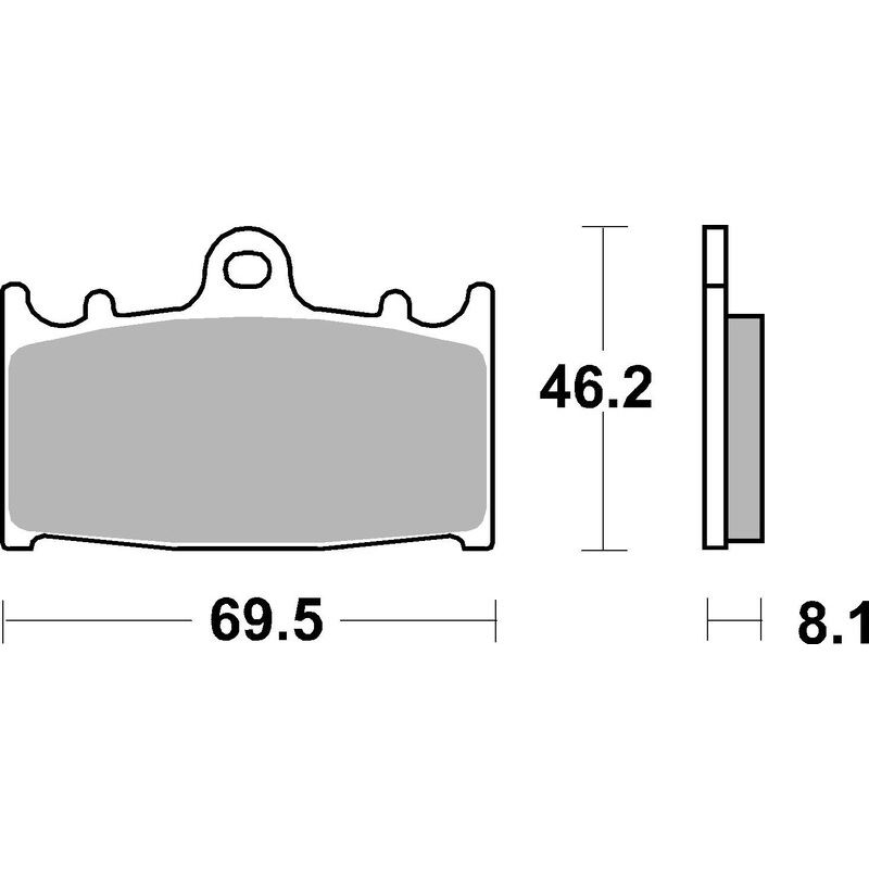 Pack Plaquettes de Frein avant Brembo Route Métal Fritté pour Suzuki TL 1000 S (97-01) - 07KA13.SA Pack Plaquettes de Frein avant Brembo Route Métal Fritté pour Suzuki TL 1000 S (97-01) - 07KA13.SA