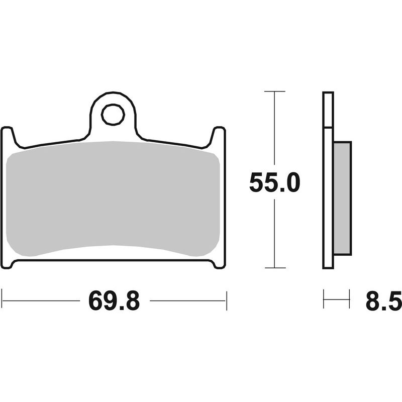 Pack Plaquettes de Frein avant Brembo Route Métal Fritté pour Triumph Daytona 650 (02-05) - 07SU14.SA Pack Plaquettes de Frein avant Brembo Route Métal Fritté pour Triumph Daytona 650 (02-05) - 07SU14.SA