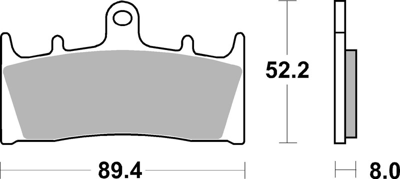 Pack Plaquettes de Frein avant Brembo Route Métal Fritté pour Kawasaki Ninja ZX-6 R (98-01) - 07SU19.SA