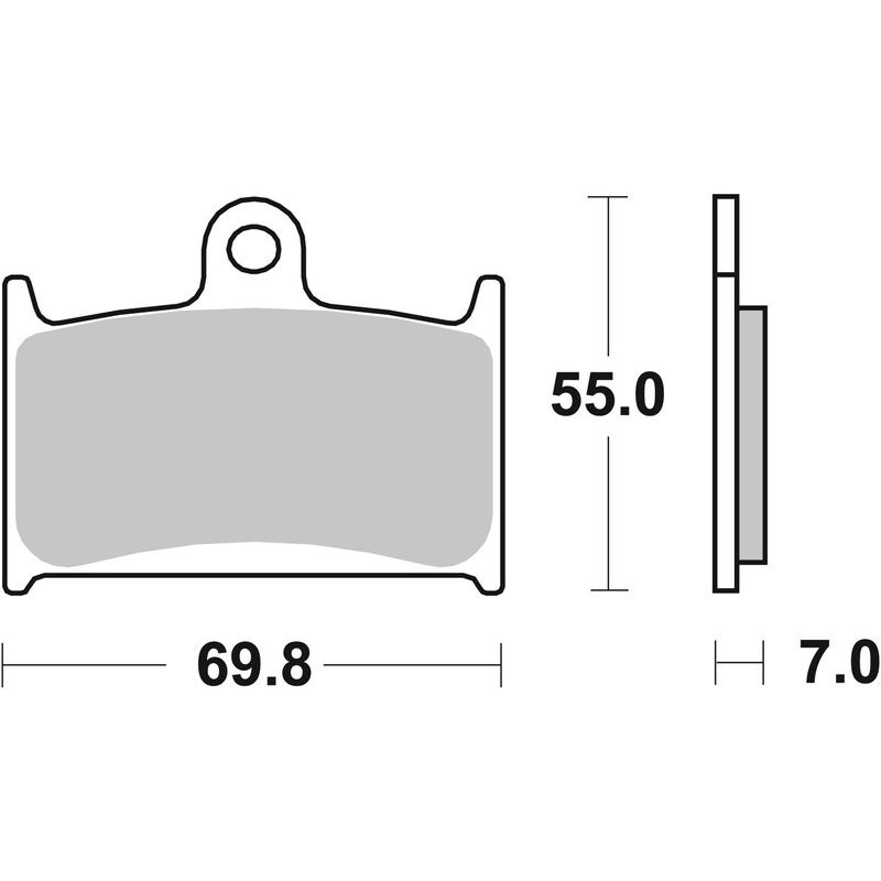Pack Plaquettes de Frein avant Brembo Route Métal Fritté pour Suzuki RF 900 R (94-98) - 07SU22.SA Pack Plaquettes de Frein avant Brembo Route Métal Fritté pour Suzuki RF 900 R (94-98) - 07SU22.SA