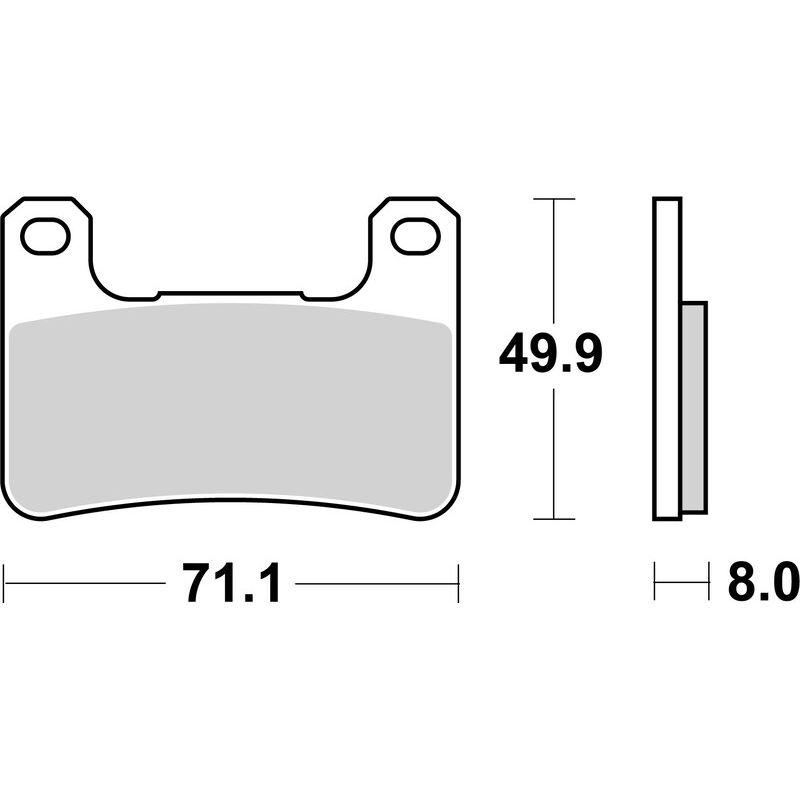 Pack Plaquettes de Frein avant Brembo Route Métal Fritté pour Suzuki V-Strom 1050 (20-23) - 07SU27.SA Pack Plaquettes de Frein avant Brembo Route Métal Fritté pour Suzuki V-Strom 1050 (20-23) - 07SU27.SA