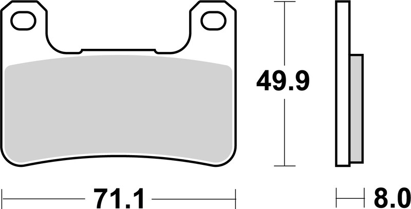 Pack Plaquettes de Frein avant Brembo Route Métal Fritté pour Suzuki V-Strom 1050 (20-23) - 07SU27.SA