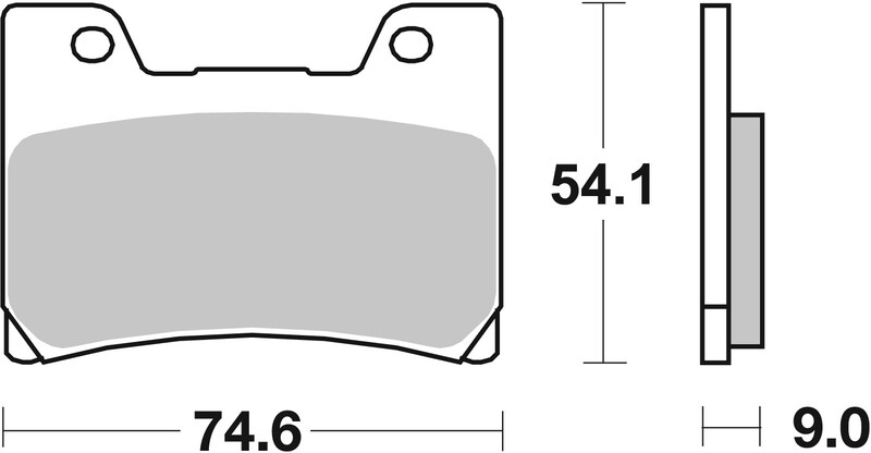 Pack Plaquettes de Frein avant Brembo Route Métal Fritté pour Yamaha FZR 600 Genesis (90-95) - 07YA24.SA