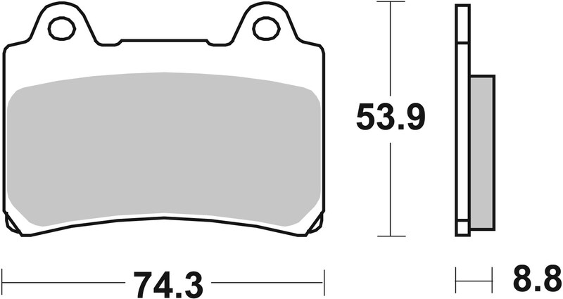 Pack Plaquettes de Frein avant Brembo Route Métal Fritté pour Yamaha FJ 1200 (88-93) - 07YA35.SA