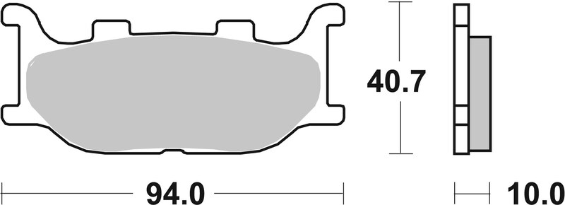 Pack Plaquettes de Frein avant Brembo Route Métal Fritté pour Yamaha FZ6 N (04-07) - 07YA34.SA