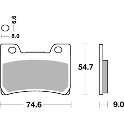 Pack Plaquettes de Frein avant Brembo Route Métal Fritté pour Yamaha FZR 600 Genesis (92-97) - 07YA26.SA