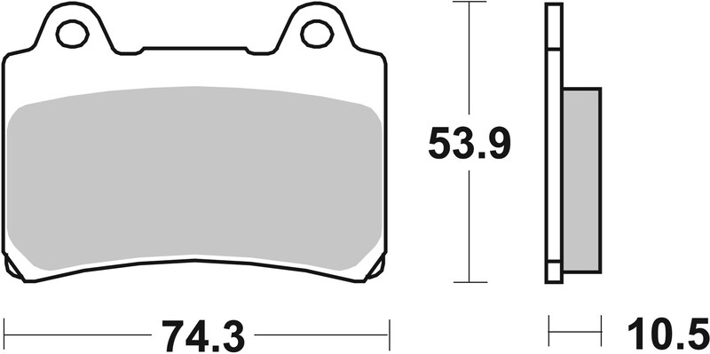 Pack Plaquettes de Frein avant Brembo Route Métal Fritté pour Yamaha TDM 850 (91-95) - 07YA17.SA