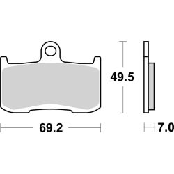 Pack Plaquettes de Frein avant Brembo Route Métal Fritté pour Indian Roadmaster 1800 (15-17) - 07KA23.SA