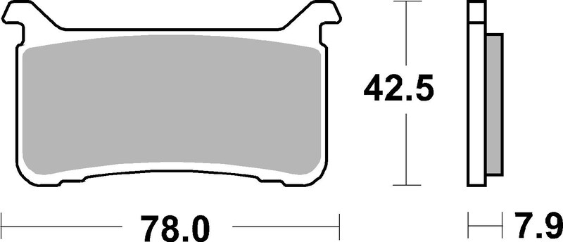 Pack Plaquettes de Frein avant Brembo Route Métal Fritté pour Honda CB 1000 R (18-23) - 07HO63.SA