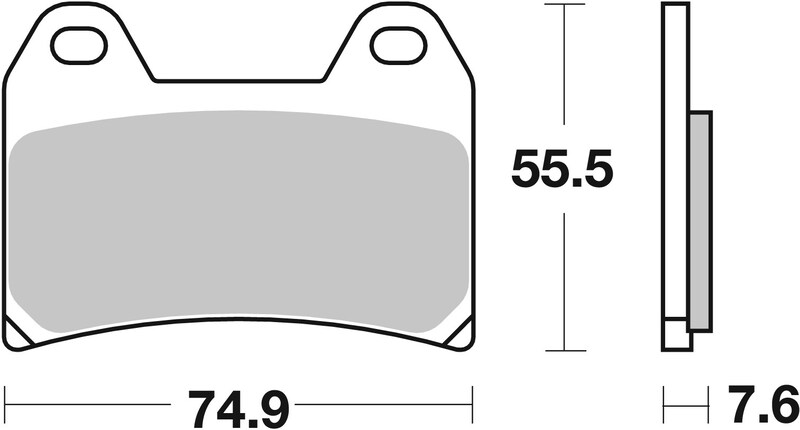 Pack Plaquettes de Frein avant Brembo Route Métal Fritté pour Honda CB 400 Four (1997) - 07HO47.SA