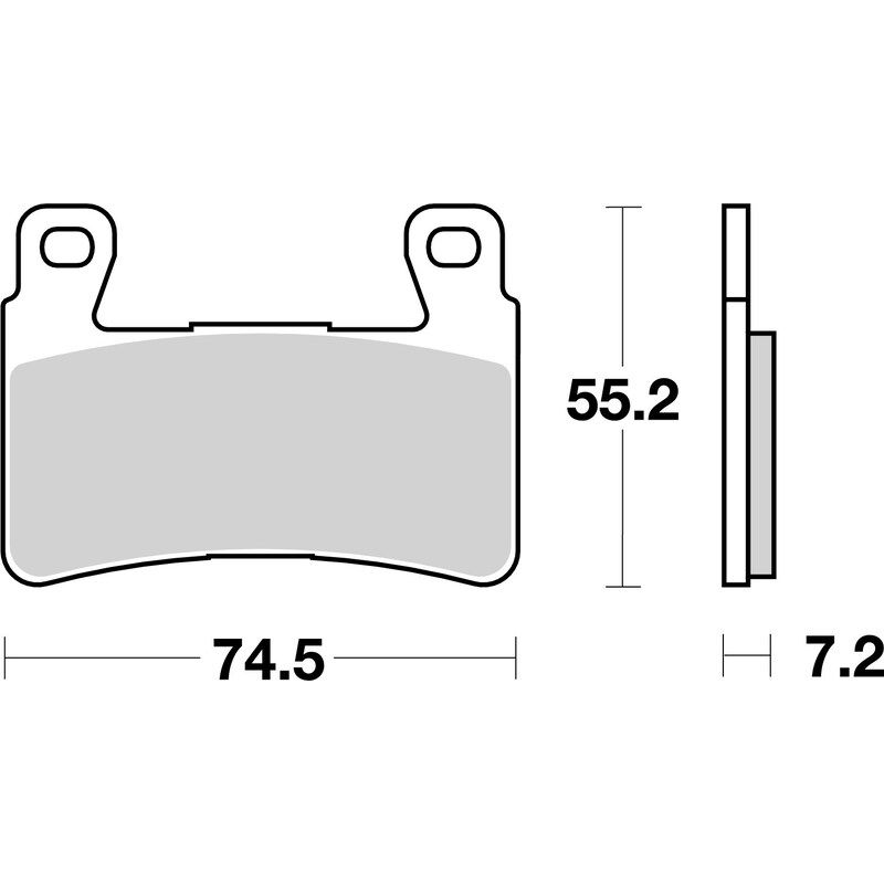 Pack Plaquettes de Frein avant Brembo Route Métal Fritté pour Honda CB 1100 EX (14-19) - 07HO45.SA Pack Plaquettes de Frein avant Brembo Route Métal Fritté pour Honda CB 1100 EX (14-19) - 07HO45.SA