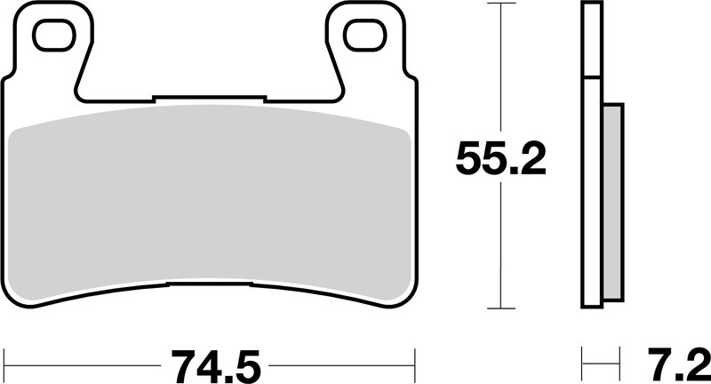 Pack Plaquettes de Frein avant Brembo Route Métal Fritté pour Honda CB 1100 EX (14-19) - 07HO45.SA