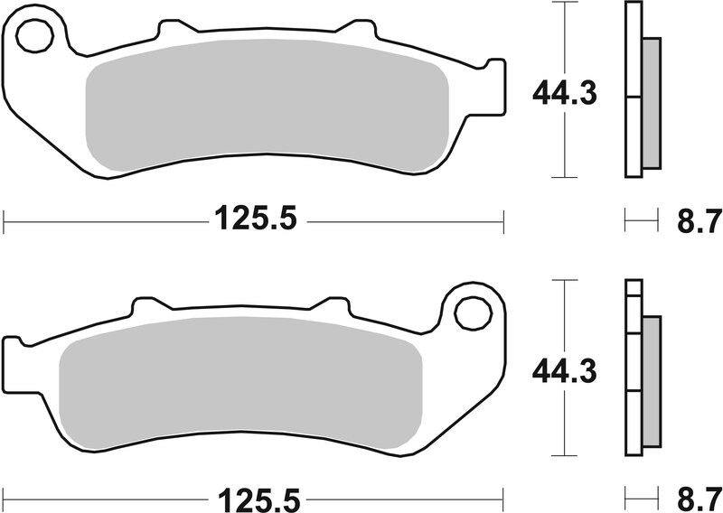 Pack Plaquettes de Frein avant Brembo Route Métal Fritté pour Honda CBR 1000 F (93-99) - 07HO39.SA