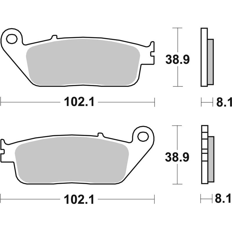 Pack Plaquettes de Frein avant Brembo Route Métal Fritté pour Triumph Bonneville 1200 T120 (16-24) - 07HO30.SA Pack Plaquettes de Frein avant Brembo Route Métal Fritté pour Triumph Bonneville 1200 T120 (16-24) - 07HO30.SA