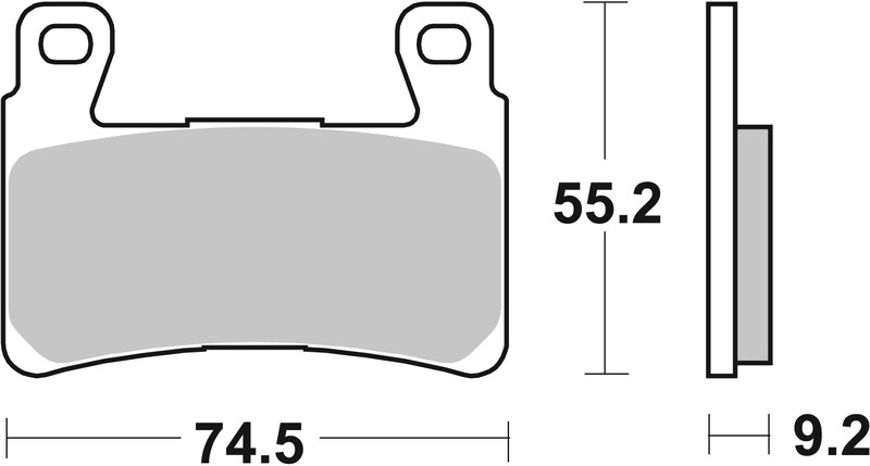 Pack Plaquettes de Frein avant Brembo Route Métal Fritté pour HD FLSTNSE 1802 CVO Softail Deluxe (2015) - 07HD20.SA