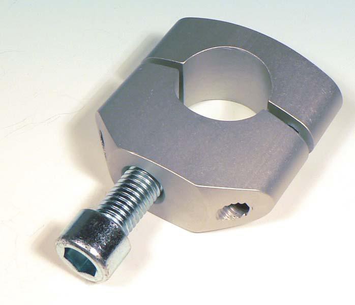 Pontet Réglable pour Tés percé 12mm, Hauteur 55mm - Ø Guidon 22.2 mm