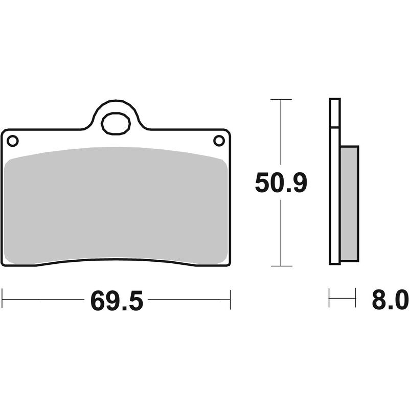 Pack Plaquettes de Frein avant Brembo Route Métal Fritté pour Ducati 748 Biposto (95-98) et (2000) - 07BB15.SA Pack Plaquettes de Frein avant Brembo Route Métal Fritté pour Ducati 748 Biposto (95-98) et (2000) - 07BB15.SA