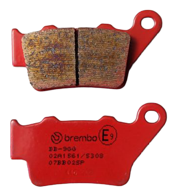 Plaquettes de Frein Arrière Brembo Métal Fritté pour BMW F 800 R (09-19) - 07BB02SP